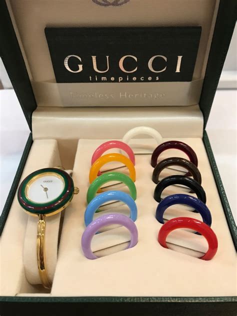 1つで11色楽しめる時計、GUCCI（グッチ）の『チェンジベゼル 